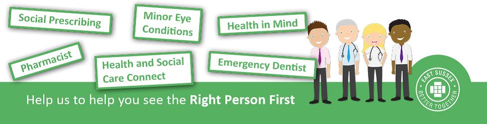 Social Prescribing Minor Eye Conditions Health in Mind Pharmacist Health and Social Care Connect Emergency Dentist Help us to help you see the right person first